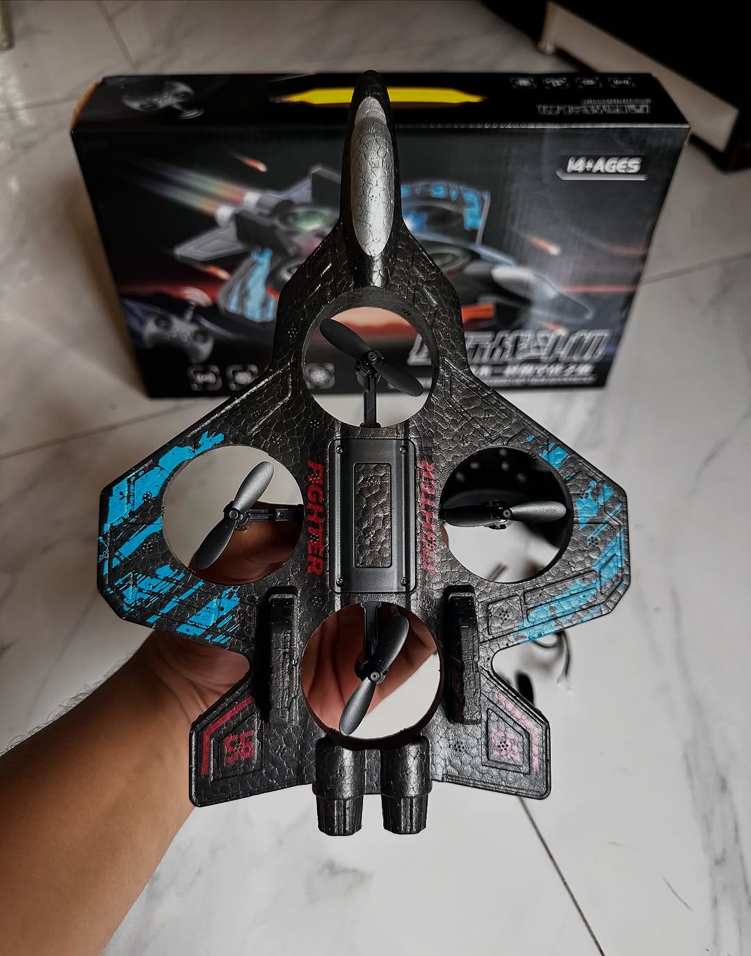 RC Fighter Aircraft – High-Speed Remote Control Plane with Auto Hover