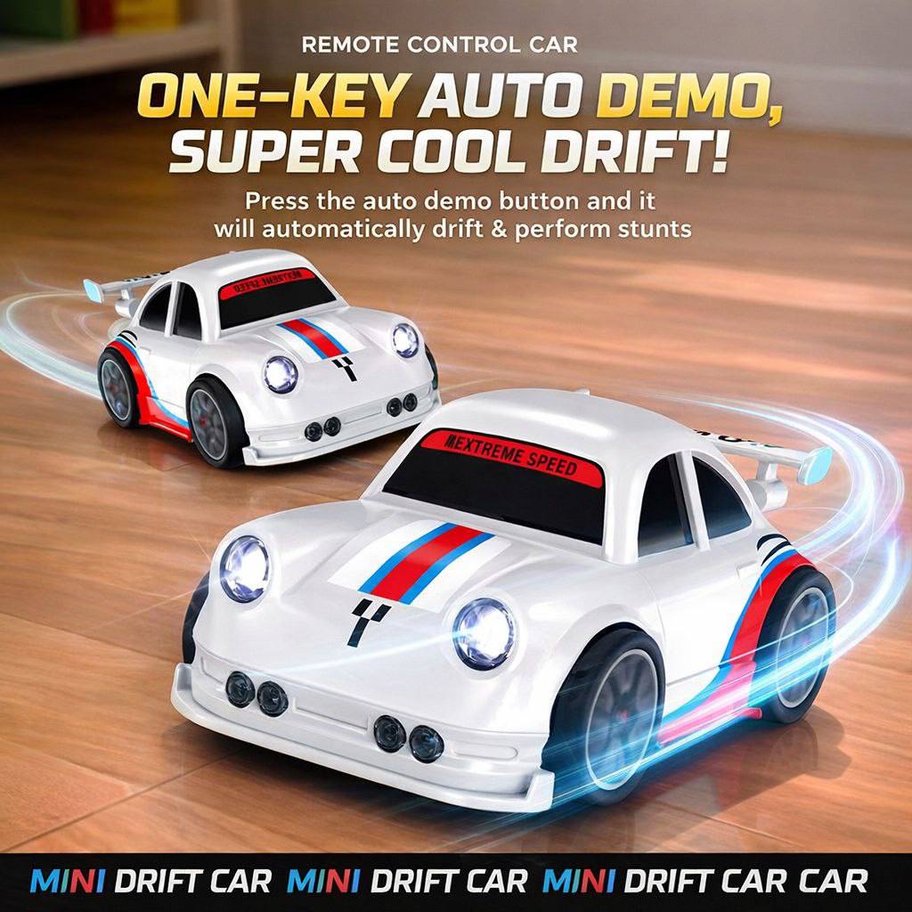 Mini RC Drift Car – 360° Stunt Remote Control Racing Car